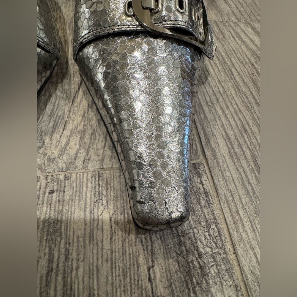 By Far silver Evelyn mules - Picture 5 of 10